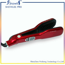 Steam Electric Brush Hair Straightener 2016 New